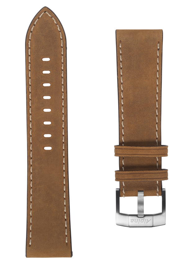 22MM - Brown Calf Leather strap